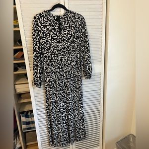 New Zara dress black and white pattern